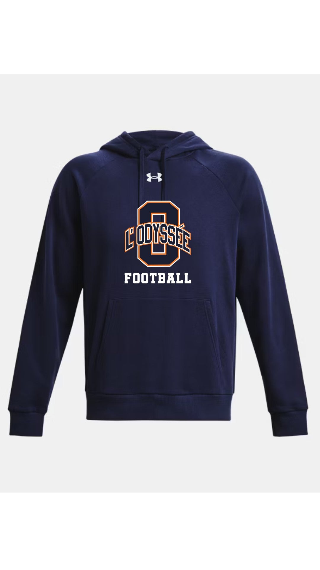 Men's UA Rival Fleece Hooded Sweatshirt - Football