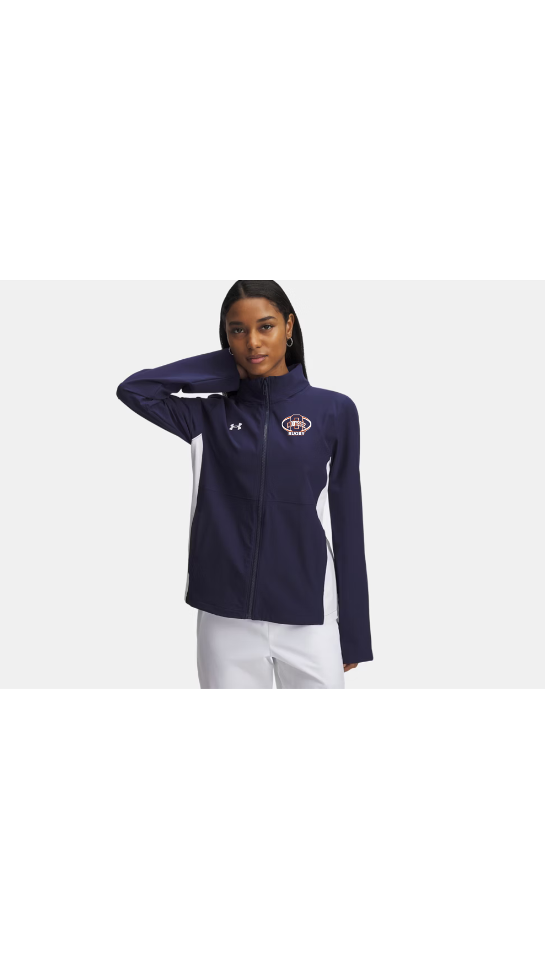 Women's UA Rival Stretch Woven Jacket - Rugby