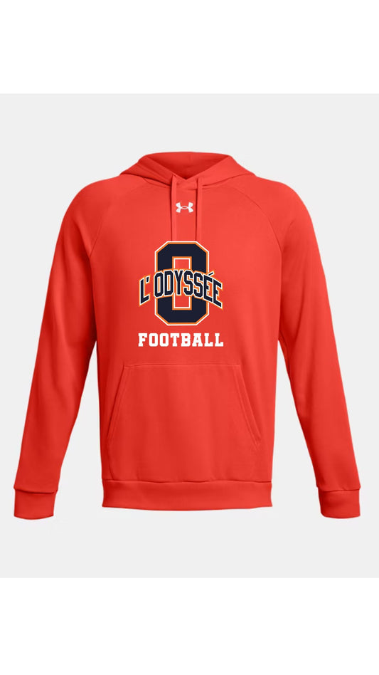 Men's UA Rival Fleece Hooded Sweatshirt - Football