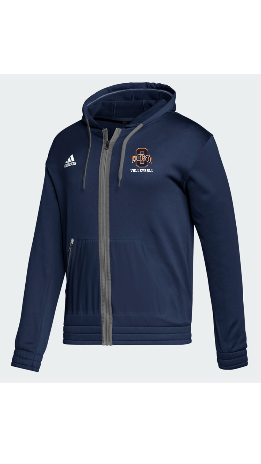 Men's adidas Full Zip Hoody - Volleyball